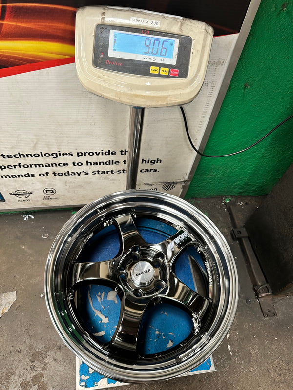 New 18X8.5 ET35 AOW Flow Formed S1R Rim (4 wheel) Gloss Black 5X114.3