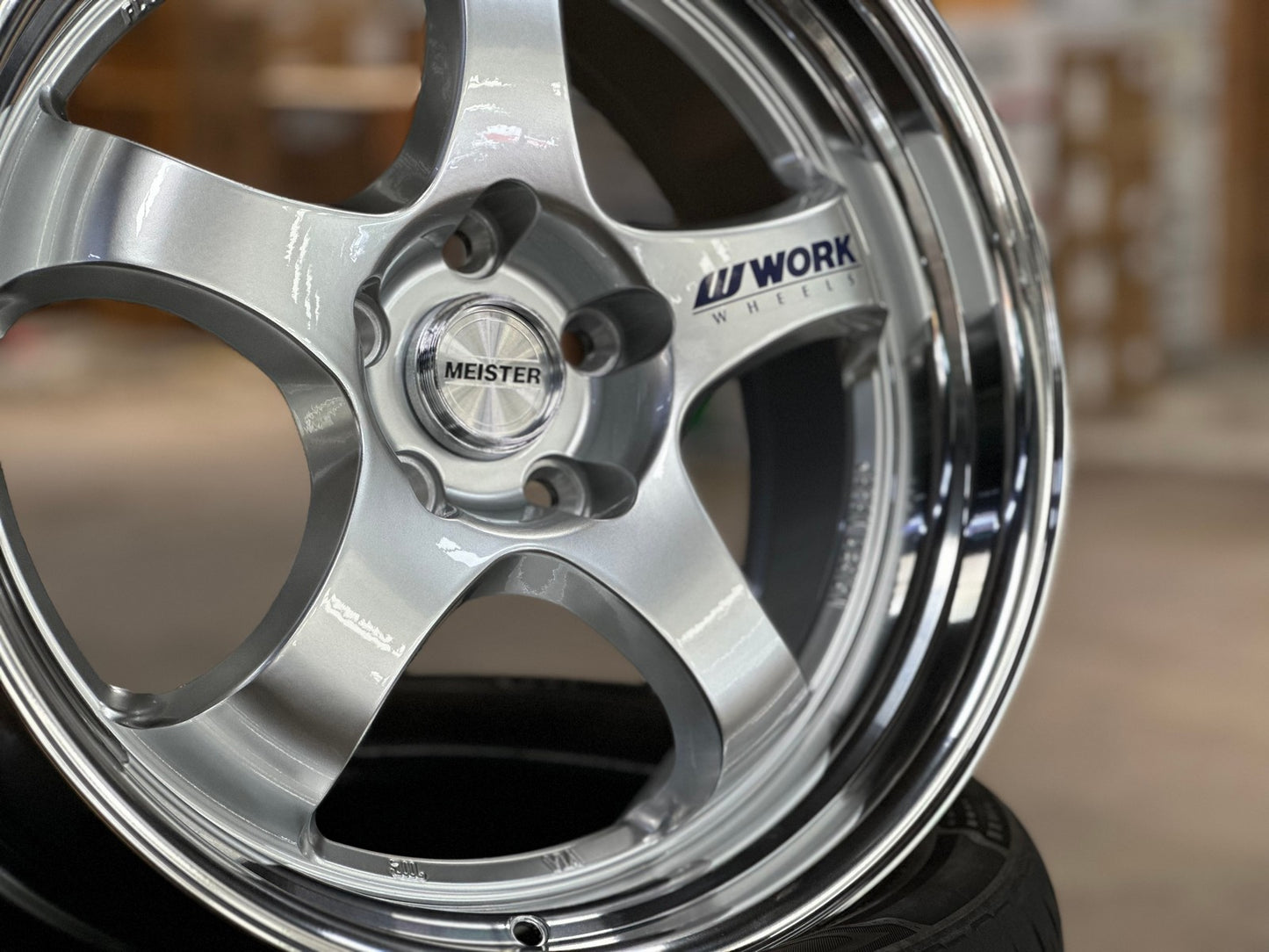 New 18X8.5 ET35 AOW Flow Formed S1R Rim (4 wheel) Gloss Silver 5X112