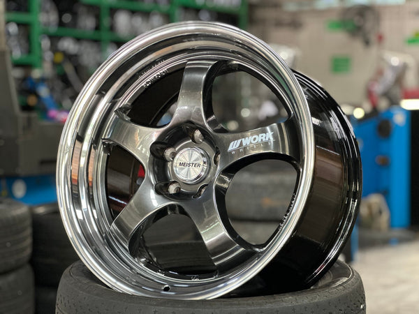 New 18X9.5 ET40 AOW Flow Formed S1R Rim (4 wheel) Hyper Black 5X112