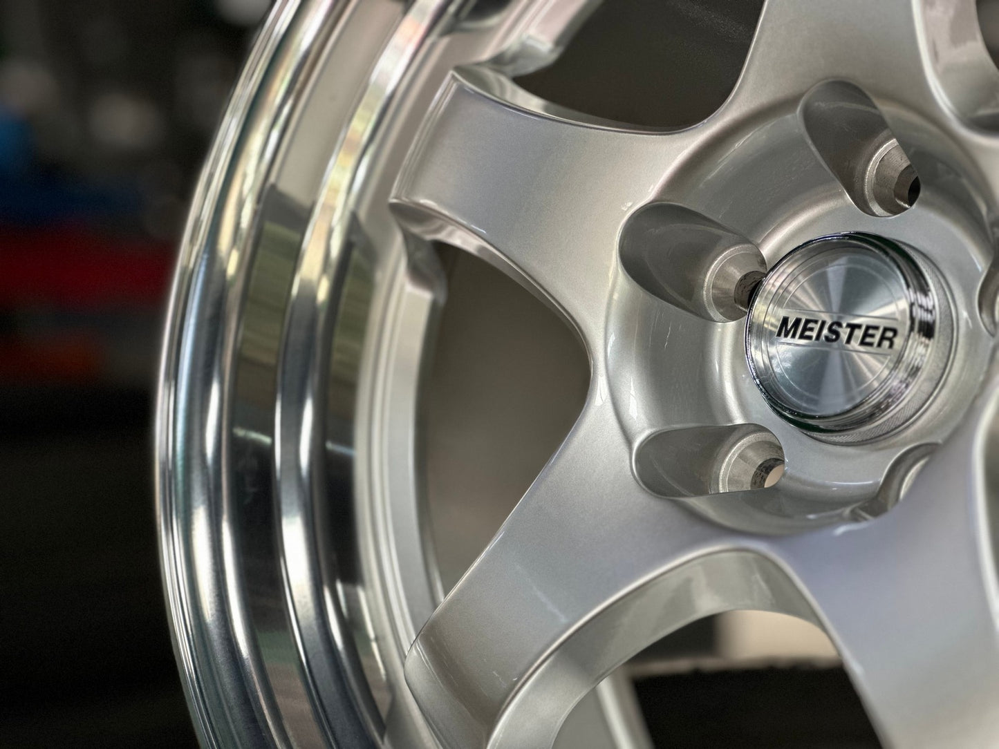 New 18X9.5 ET40 AOW Flow Formed S1R Rim (4 wheel) Gloss Silver 5X112