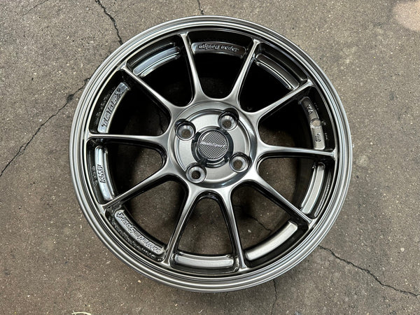 New 15X6.5 ET40 AOW Flow Formed TC105X Rim (4 wheel) Gloss Gunmetal 4X100