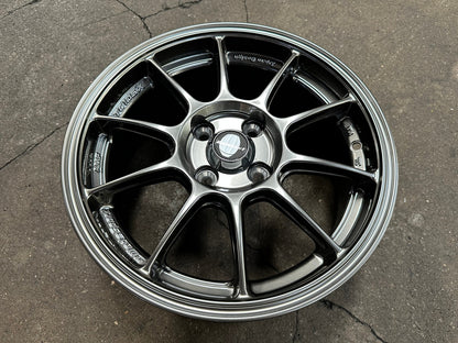 New 15X6.5 ET40 AOW Flow Formed TC105X Rim (4 wheel) Gloss Gunmetal 4X100