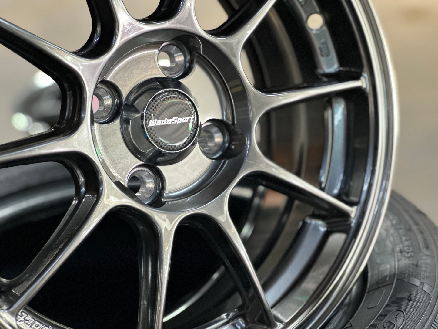 New 15X6.5 ET40 AOW Flow Formed TC105X Rim (4 wheel) Gloss Gunmetal 4X100