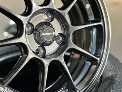 New 15X6.5 ET40 AOW Flow Formed TC105X Rim (4 wheel) Gloss Gunmetal 4X100