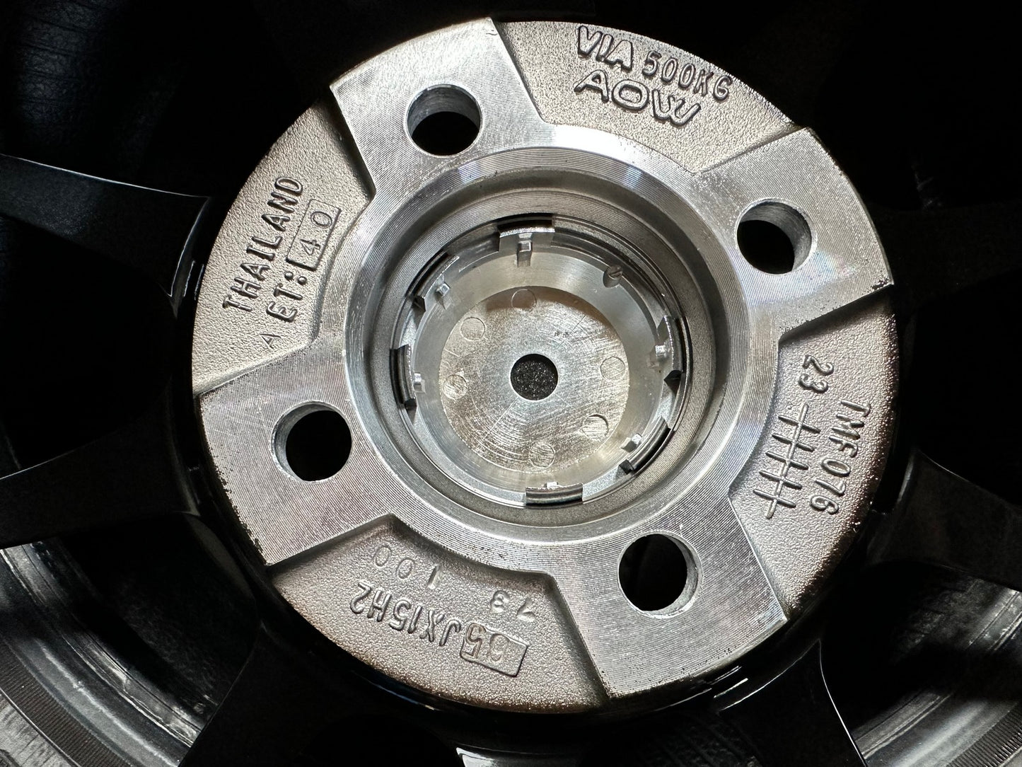 New 15X6.5 ET40 AOW Flow Formed TC105X Rim (4 wheel) Gloss Gunmetal 4X100