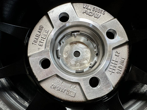 New 15X6.5 ET40 AOW Flow Formed TC105X Rim (4 wheel) Gloss Gunmetal 4X100