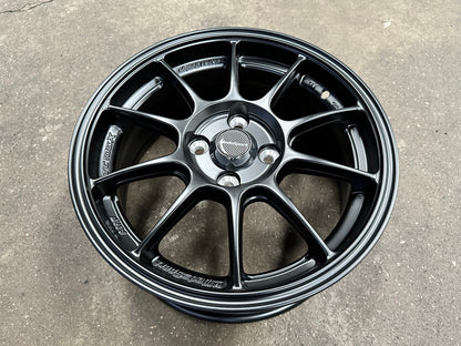 New 15X6.5 ET40 AOW Flow Formed TC105X Rim (4 wheel) Matt Black 4X100