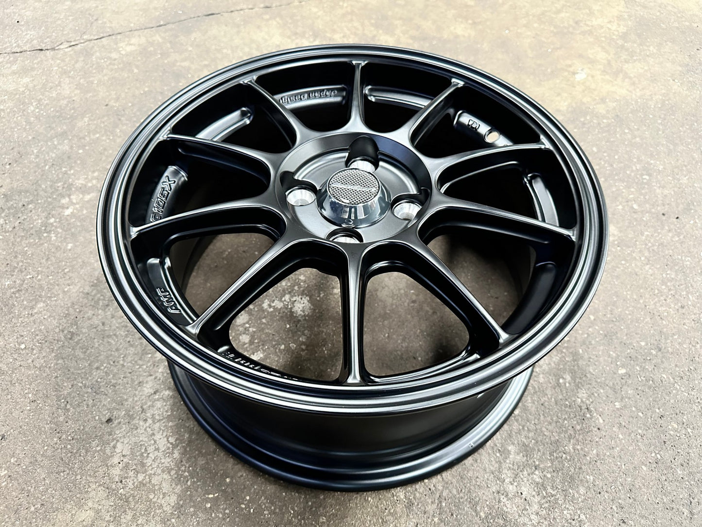 New 15X6.5 ET40 AOW Flow Formed TC105X Rim (4 wheel) Matt Black 4X100