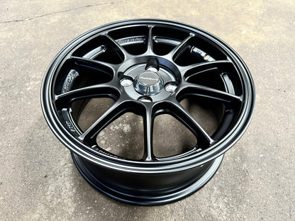 New 15X6.5 ET40 AOW Flow Formed TC105X Rim (4 wheel) Matt Black 4X100