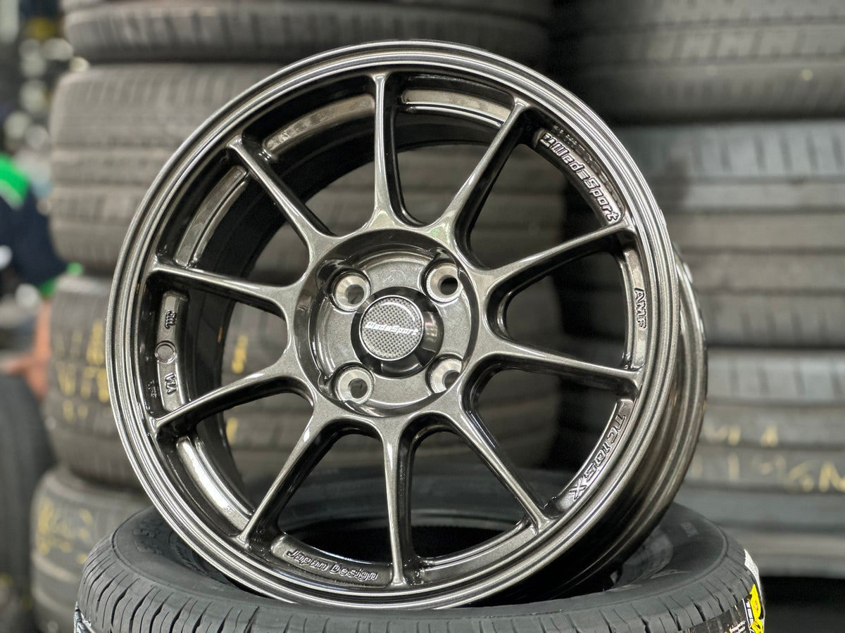 New 15X7 ET35 AOW Flow Formed TC105X Rim (4 wheel) Gloss Gunmetal 4X100