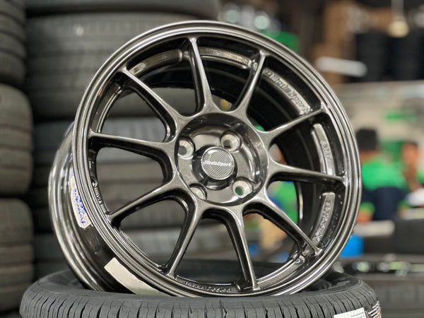 New 15X7 ET35 AOW Flow Formed TC105X Rim (4 wheel) Gloss Gunmetal 4X100