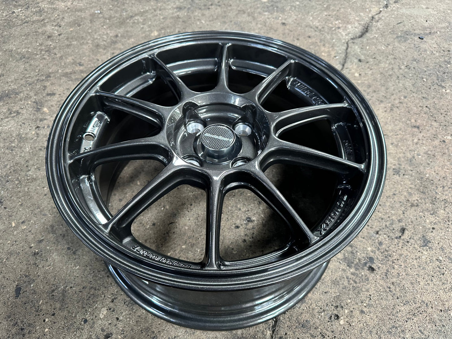 New 15X7 ET35 AOW Flow Formed TC105X Rim (4 wheel) Gloss Gunmetal 4X100