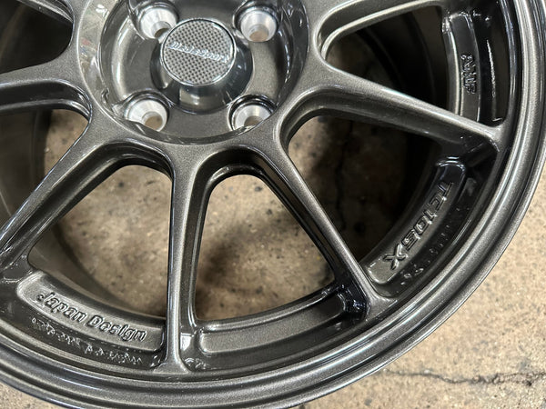 New 15X7 ET35 AOW Flow Formed TC105X Rim (4 wheel) Gloss Gunmetal 4X100