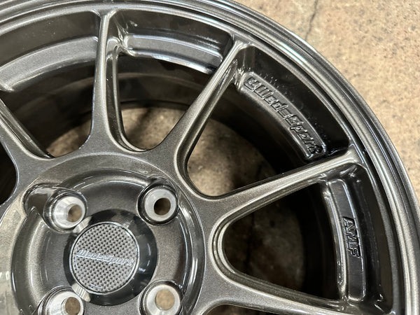 New 15X7 ET35 AOW Flow Formed TC105X Rim (4 wheel) Gloss Gunmetal 4X100