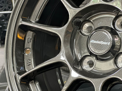 New 15X7 ET35 AOW Flow Formed TC105X Rim (4 wheel) Gloss Gunmetal 4X100