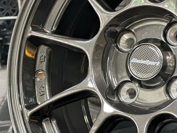 New 15X7 ET35 AOW Flow Formed TC105X Rim (4 wheel) Gloss Gunmetal 4X100