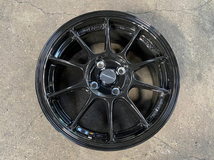 New 15X7 ET35 AOW Flow Formed TC105X Rim (4 wheel) Gloss Black 4X100