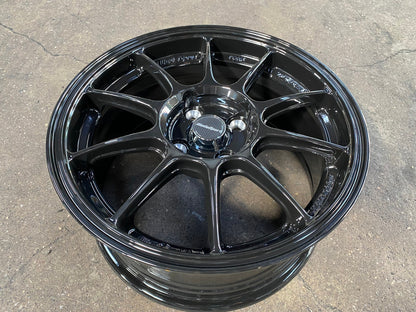 New 15X7 ET35 AOW Flow Formed TC105X Rim (4 wheel) Gloss Black 4X100
