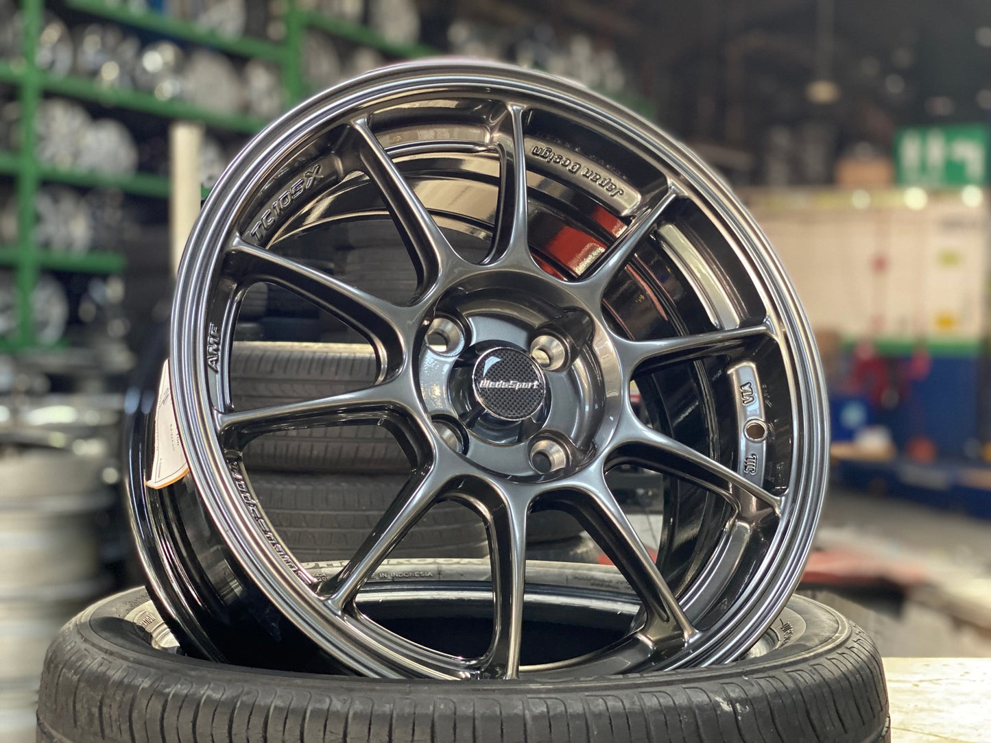 New 15X7 ET35 AOW Flow Formed TC105X Rim (4 wheel) Gunmetal 4X100