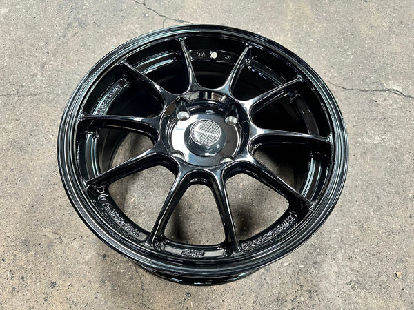 New 15X7 ET35 AOW Flow Formed TC105X Rim (4 wheel) Gloss Black 4X114.3