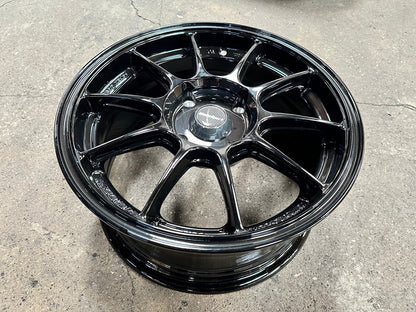 New 15X7 ET35 AOW Flow Formed TC105X Rim (4 wheel) Gloss Black 4X114.3
