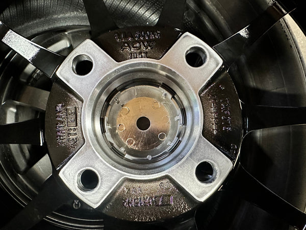 New 15X7 ET35 AOW Flow Formed TC105X Rim (4 wheel) Gloss Black 4X114.3