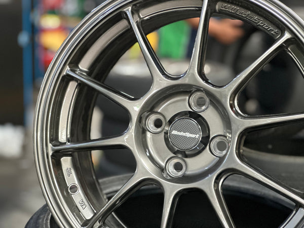 New 16X7 ET38 AOW Flow Formed TC105X Rim (4 wheel) Gloss Gunmetal 4X100