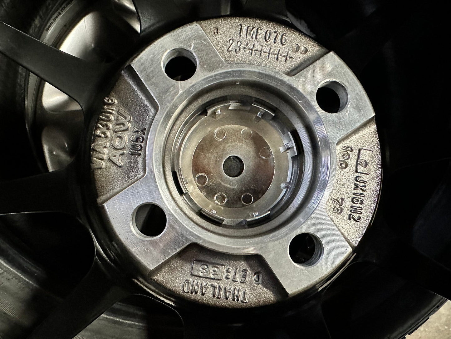 New 16X7 ET38 AOW Flow Formed TC105X Rim (4 wheel) Gloss Gunmetal 4X100