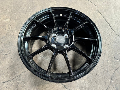 New 16X7 ET38 AOW Flow Formed TC105X Rim (4 wheel) Gloss Black 4X100