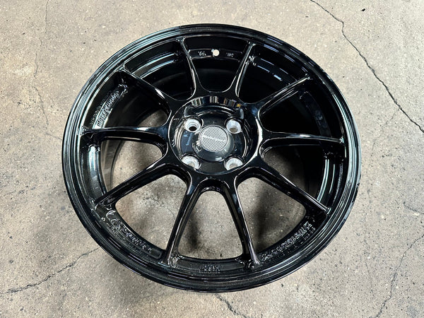 New 16X7 ET38 AOW Flow Formed TC105X Rim (4 wheel) Gloss Black 4X100