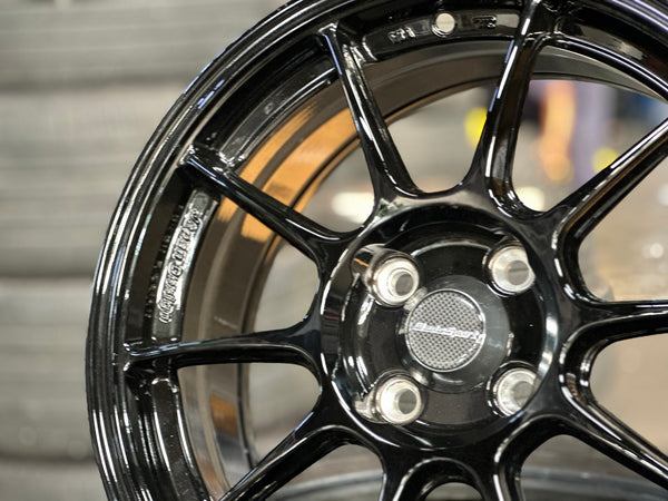 New 16X7 ET38 AOW Flow Formed TC105X Rim (4 wheel) Gloss Black 4X100