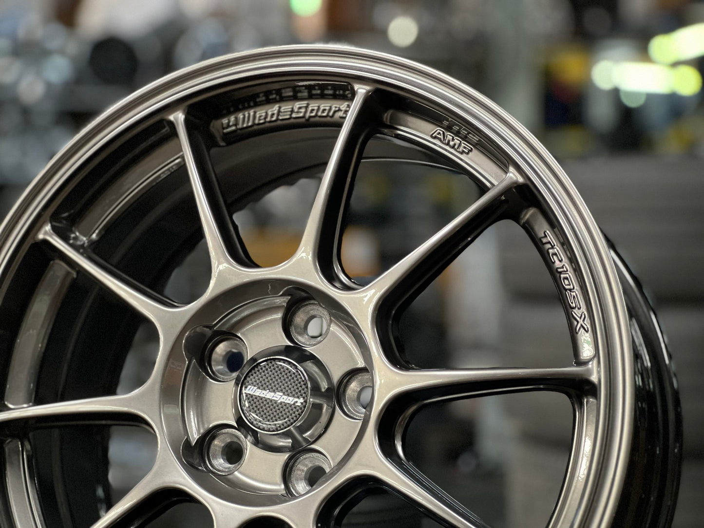 New 16X7 ET40 AOW Flow Formed TC105X Rim (4 wheel) Gloss Gunmetal 5X100