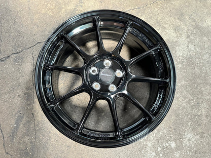 New 17X7.5 ET38 AOW Flow Formed TC105X Rim (4 wheel) Gloss Black 5X100