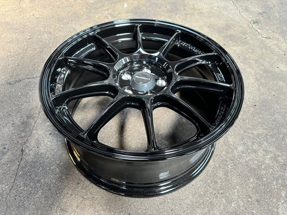 New 17X7.5 ET38 AOW Flow Formed TC105X Rim (4 wheel) Gloss Black 5X100