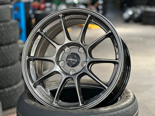 New 17X7.5 ET42 AOW Flow Formed TC105X Rim (4 wheel) Gloss Gunmetal 5X112