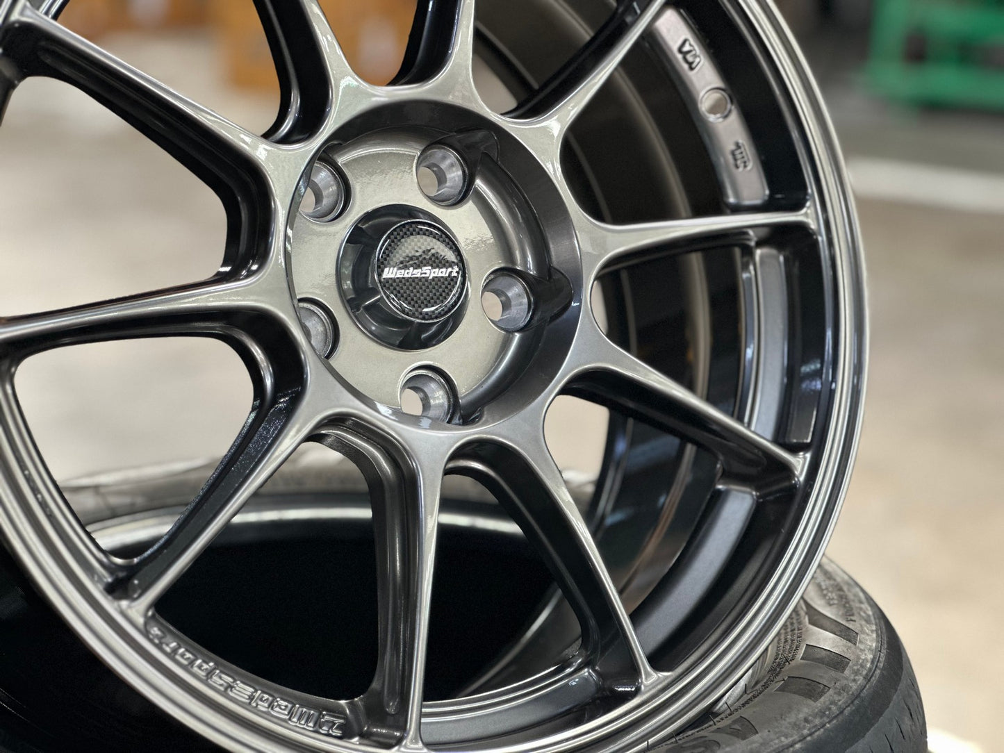 New 17X7.5 ET42 AOW Flow Formed TC105X Rim (4 wheel) Gloss Gunmetal 5X114.3