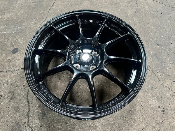 New 17X8 ET38 AOW Flow Formed TC105X Rim (4 wheel) Gloss Black 4X100