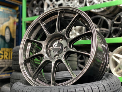 New 17X8 ET38 AOW Flow Formed TC105X Rim (4 wheel) Gunmetal 4X100