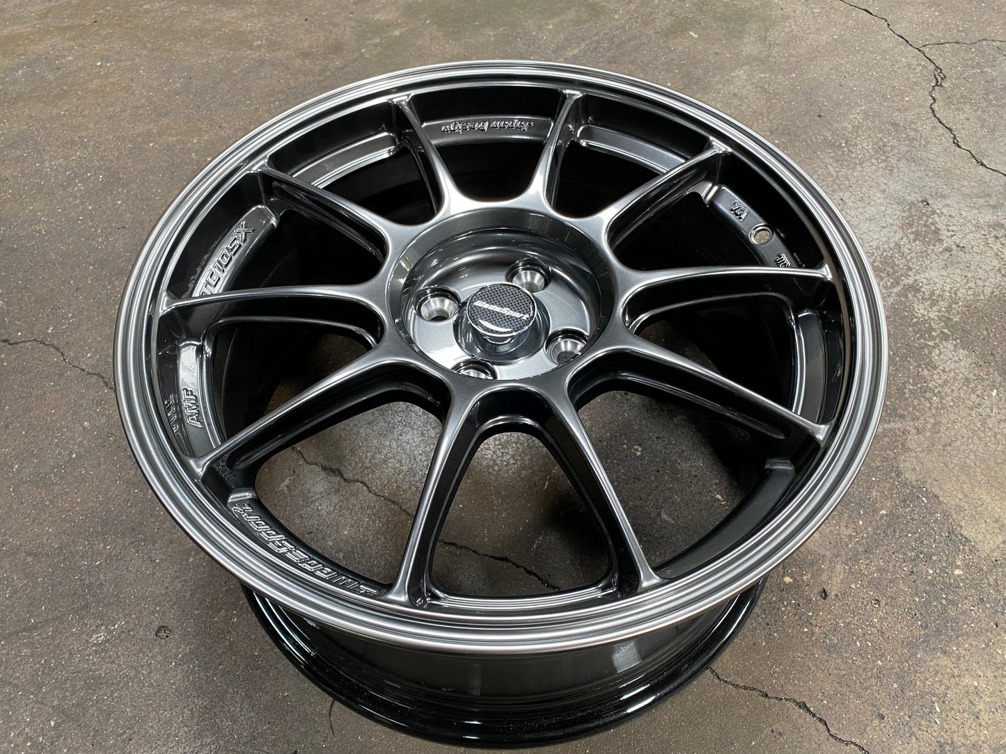 New 17X8 ET38 AOW Flow Formed TC105X Rim (4 wheel) Gunmetal 4X100