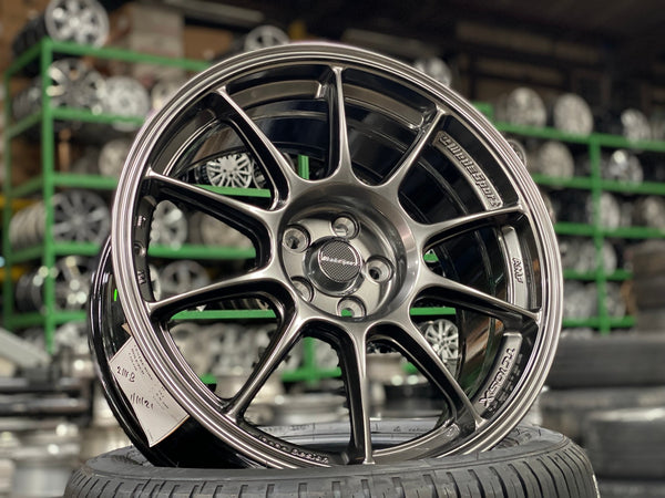 New 17X8 ET35 AOW Flow Formed TC105X Rim (4 wheel) Gloss Gunmetal 5X100