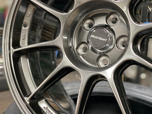 New 17X8 ET35 AOW Flow Formed TC105X Rim (4 wheel) Gloss Gunmetal 5X100