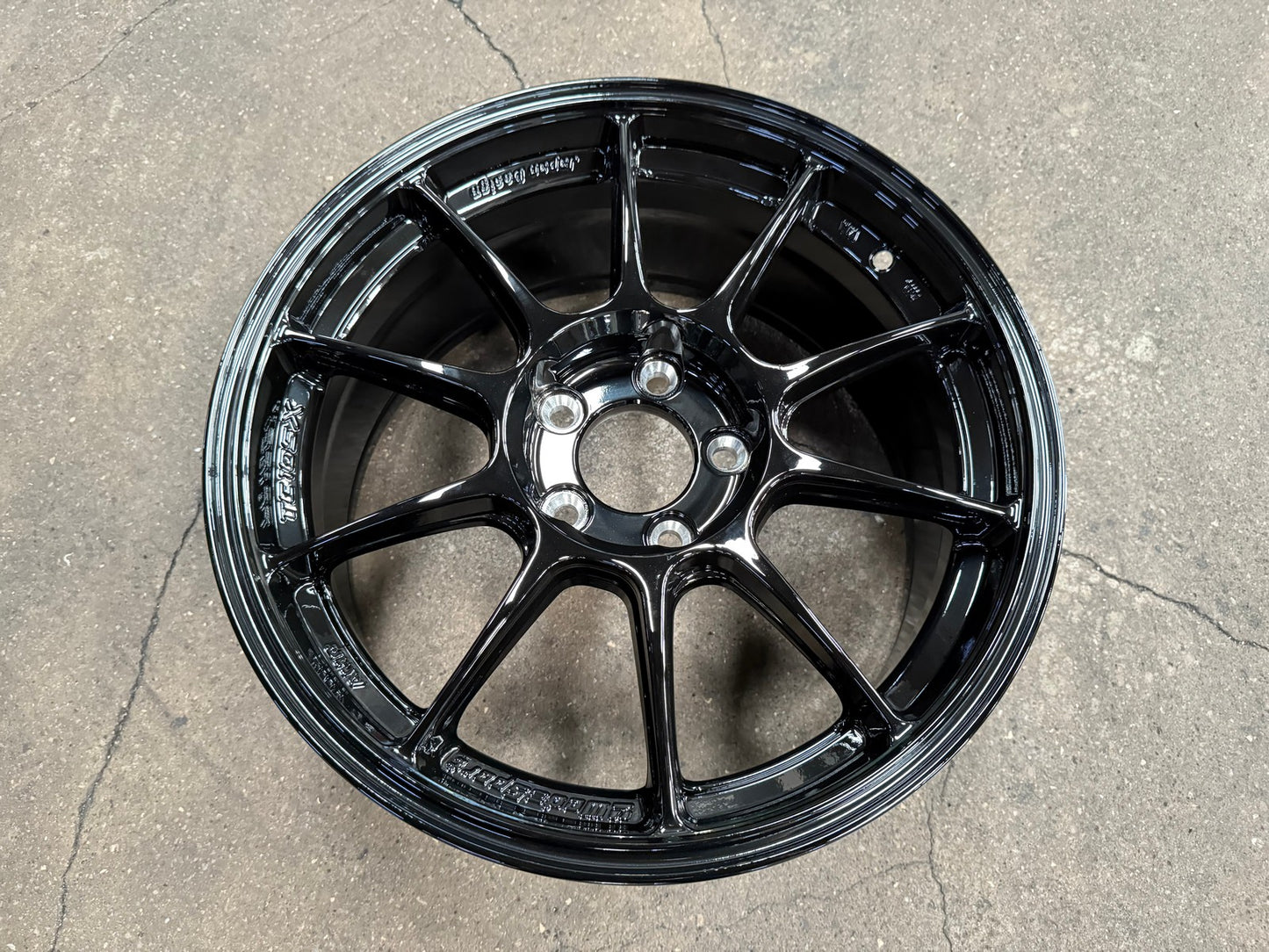 New 17X8 ET35 AOW Flow Formed TC105X Rim (4 wheel) Gloss Black 5X112