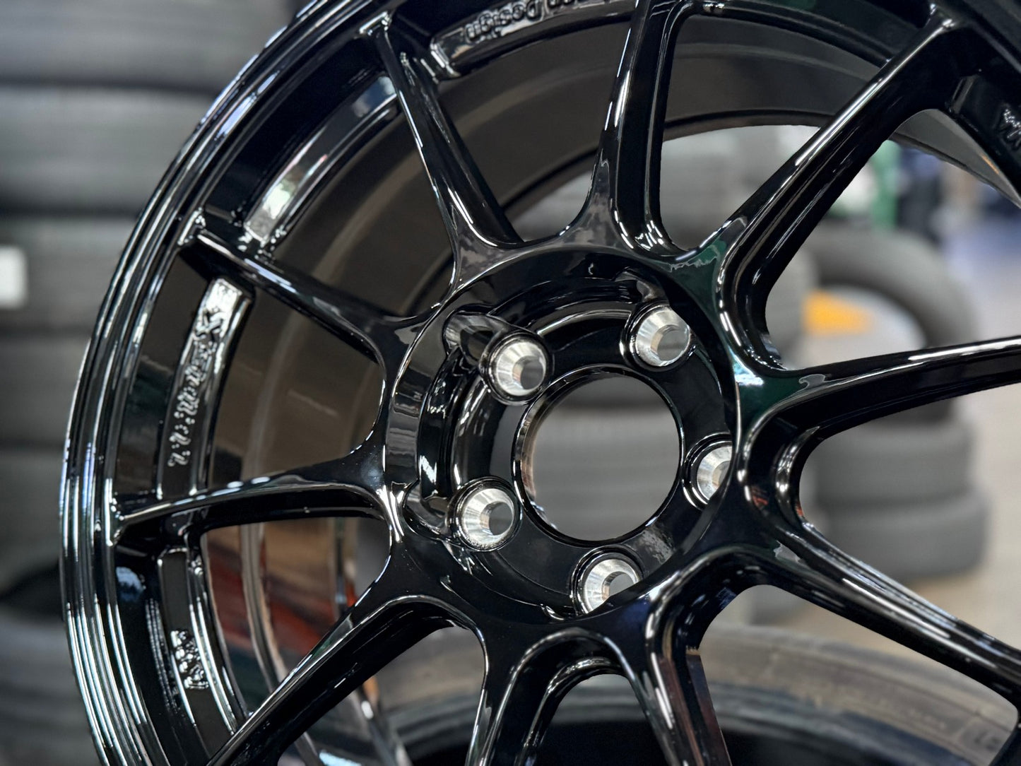 New 17X8 ET35 AOW Flow Formed TC105X Rim (4 wheel) Gloss Black 5X114.3