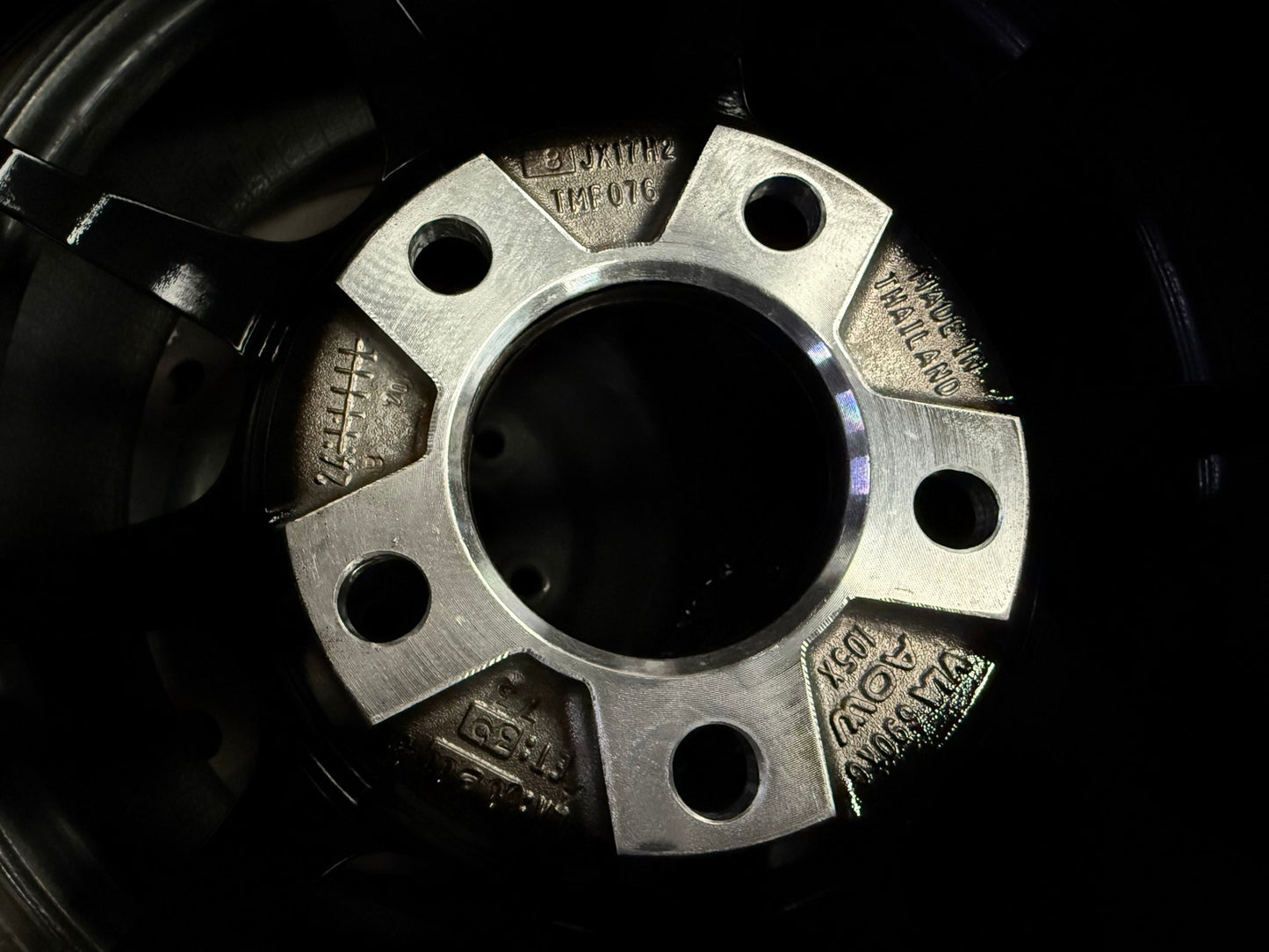 New 17X8 ET35 AOW Flow Formed TC105X Rim (4 wheel) Gloss Black 5X114.3