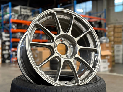 New 17X8 ET35 AOW Flow Formed TC105X Rim (4 wheel) Gloss Gunmetal 5X112