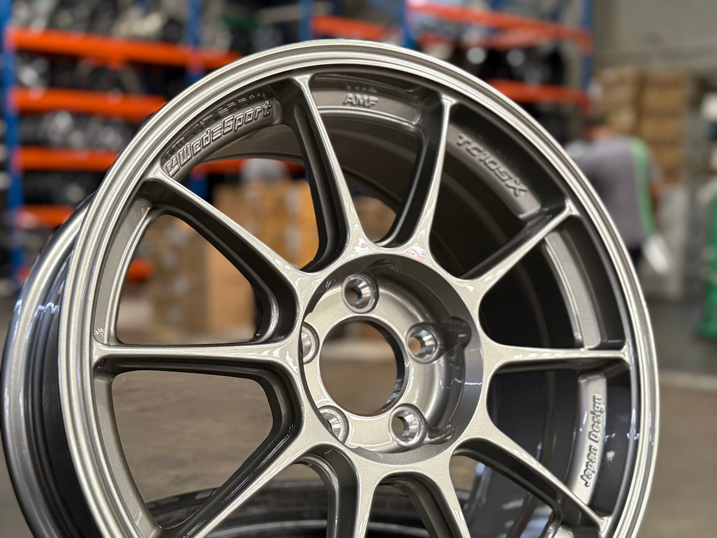 New 17X8 ET35 AOW Flow Formed TC105X Rim (4 wheel) Gloss Gunmetal 5X112