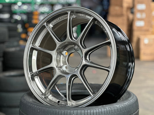 New 17X8.5 ET32 AOW Flow Formed TC105X Rim (4 wheel) Gloss Gunmetal 5X114.3