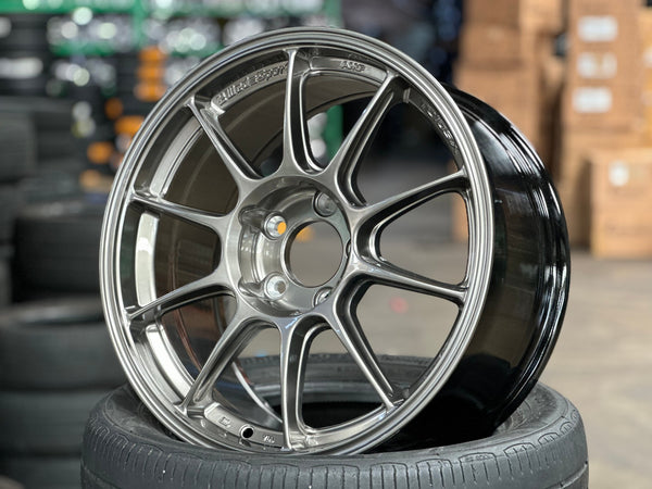 New 17X8.5 ET32 AOW Flow Formed TC105X Rim (4 wheel) Gloss Gunmetal 5X114.3