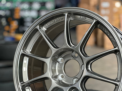New 17X8.5 ET32 AOW Flow Formed TC105X Rim (4 wheel) Gloss Gunmetal 5X114.3
