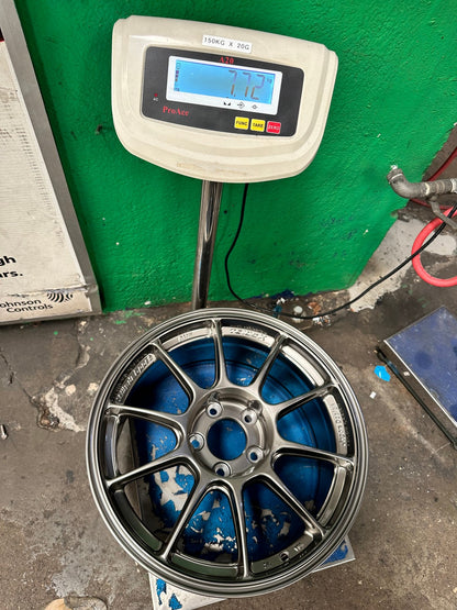 New 17X8.5 ET32 AOW Flow Formed TC105X Rim (4 wheel) Gloss Gunmetal 5X114.3